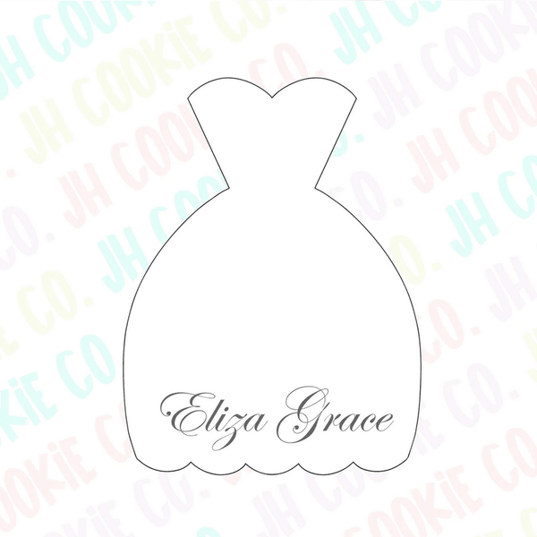 CCC JH Cutter Eliza Grace Wedding Dress - Sweet Life Cake Supply