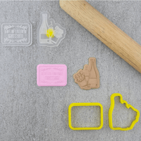 CCC Cutter & Embosser Set Pamper Pack Part C - Sweet Life Cake Supply