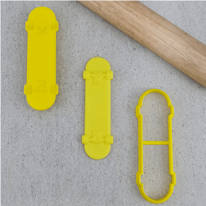 CCC Cutter & Embosser Set Skateboard - Sweet Life Cake Supply