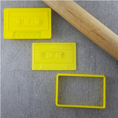 CCC Cutter & Embosser Set Retro Cassette - Sweet Life Cake Supply