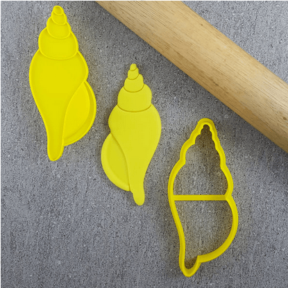 CCC Cutter & Embosser Set Spiral Seashell - Sweet Life Cake Supply