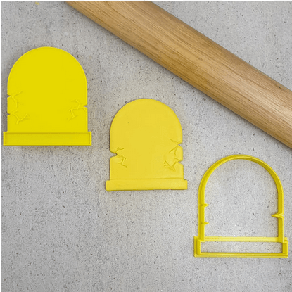 CCC Cutter & Embosser Set Gravestone - Sweet Life Cake Supply