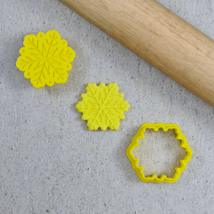 CCC Cutter & Debosser Set Snowflake Small - Sweet Life Cake Supply