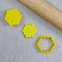 CCC Cutter & Debosser Set Snowflake Small - Sweet Life Cake Supply