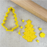 CCC Cutter & Embosser Set DIY Christmas Tree - Sweet Life Cake Supply