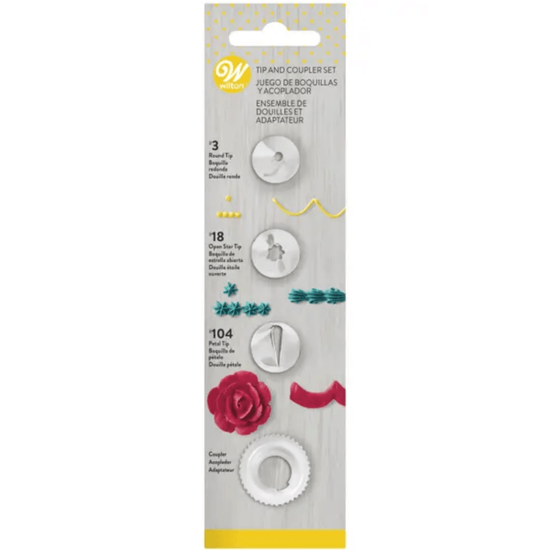 Wilton Basic Decorating Tip Set, 4-Piece*