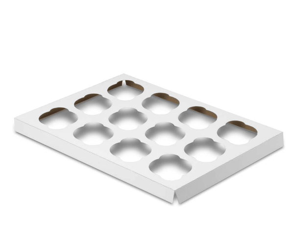 12 Count Mini Cupcake Insert 10" x 7" - Sweet Life Cake Supply