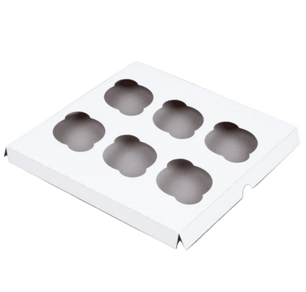 6 Count Standard Cupcake Insert - Sweet Life Cake Supply