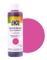 ENCO Bright Pink Gel Coloring 8.8oz - Sweet Life Cake Supply