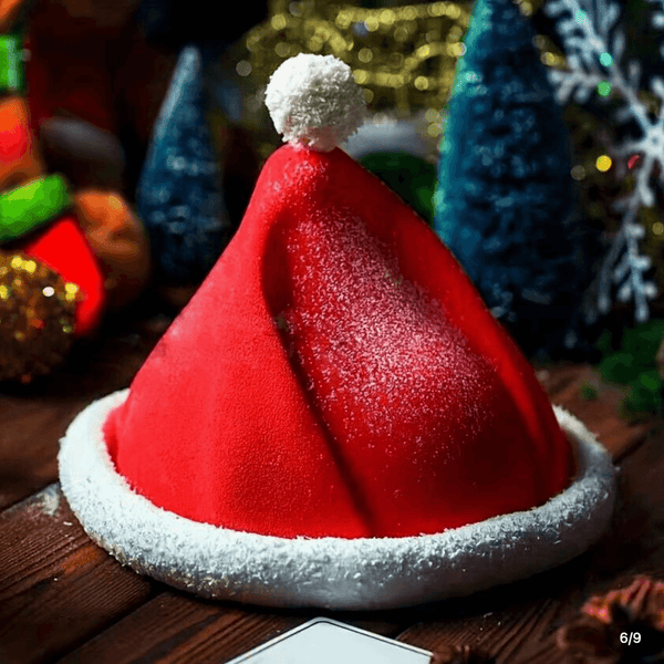 Silicone Mold Large 3D Santa Hat - Sweet Life Cake Supply