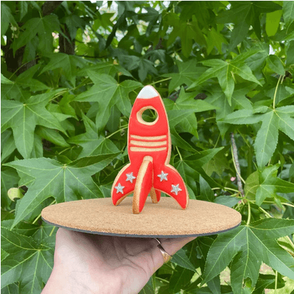 Hattie & Mouse Cutter 3D Rocket Ship - Sweet Life Cake Supply