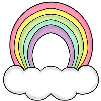 CCC JH Cutter Happy Rainbow - Sweet Life Cake Supply