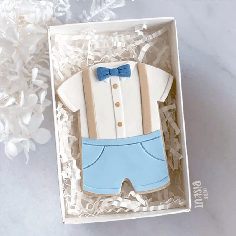 Little Biskut Cutter Set Baby Boy Outfit Stamp & Cutter