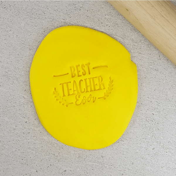 CCC Embosser Best Teacher Ever Small - Sweet Life Cake Supply
