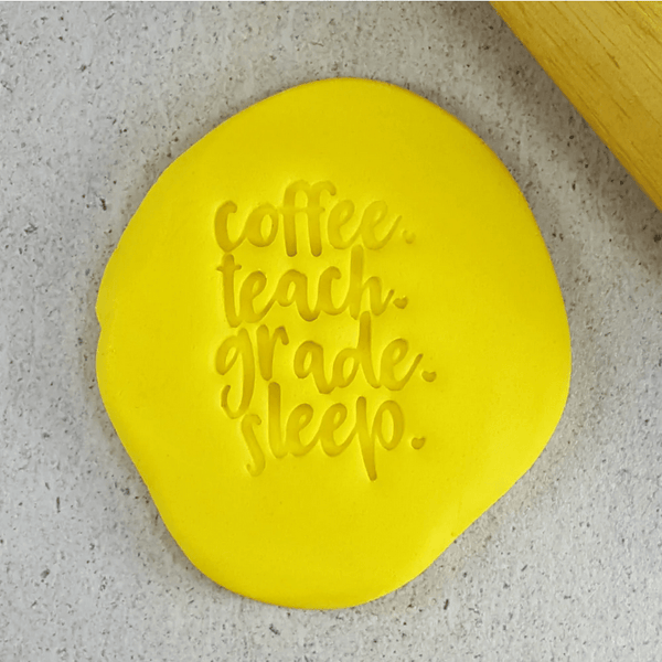 CCC Embosser Coffee Teach Grade Sleep Embosser - Sweet Life Cake Supply