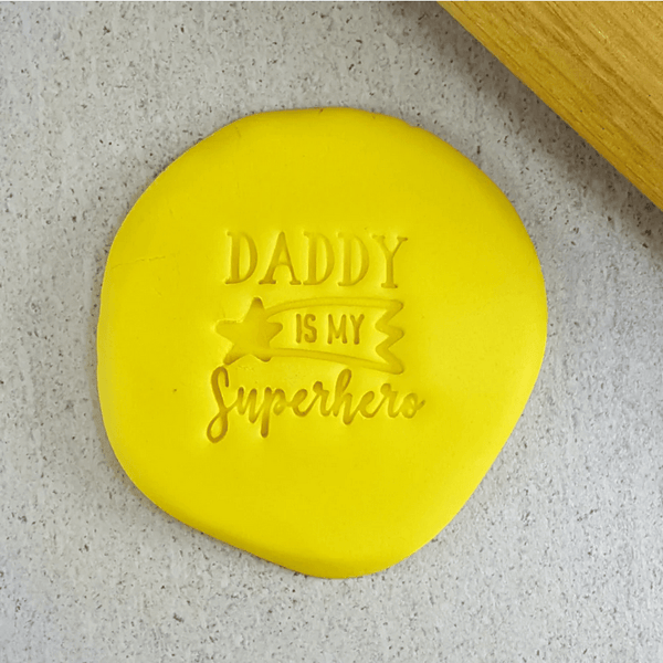 CCC Embosser Dad is my Superhero Embosser - Sweet Life Cake Supply
