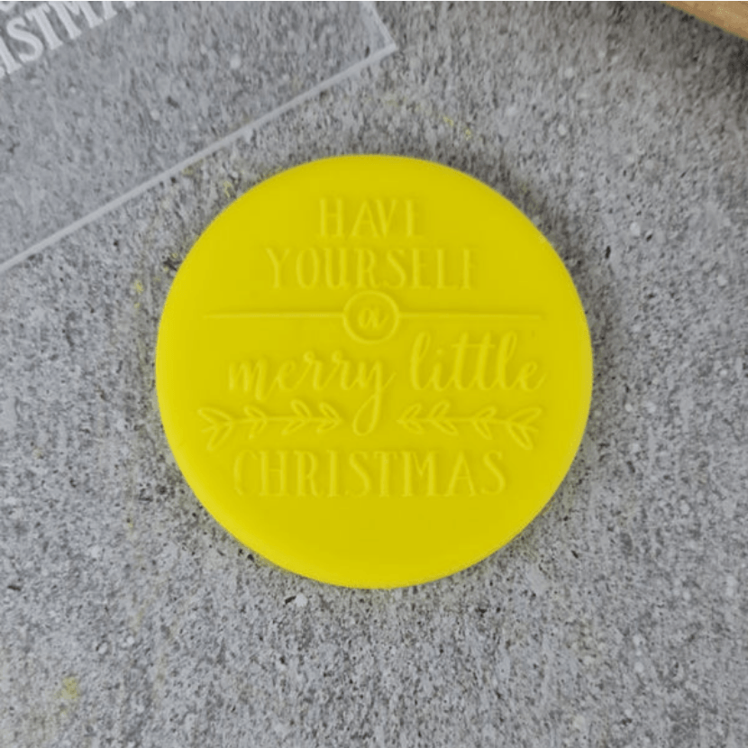 CCC Debosser Have Yourself A Merry Little Christmas - Sweet Life Cake Supply