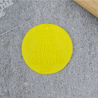 CCC Debosser Joy Love Cheer Tree - Sweet Life Cake Supply