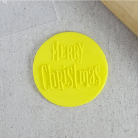 CCC Debosser Merry Christmas V2 - Sweet Life Cake Supply