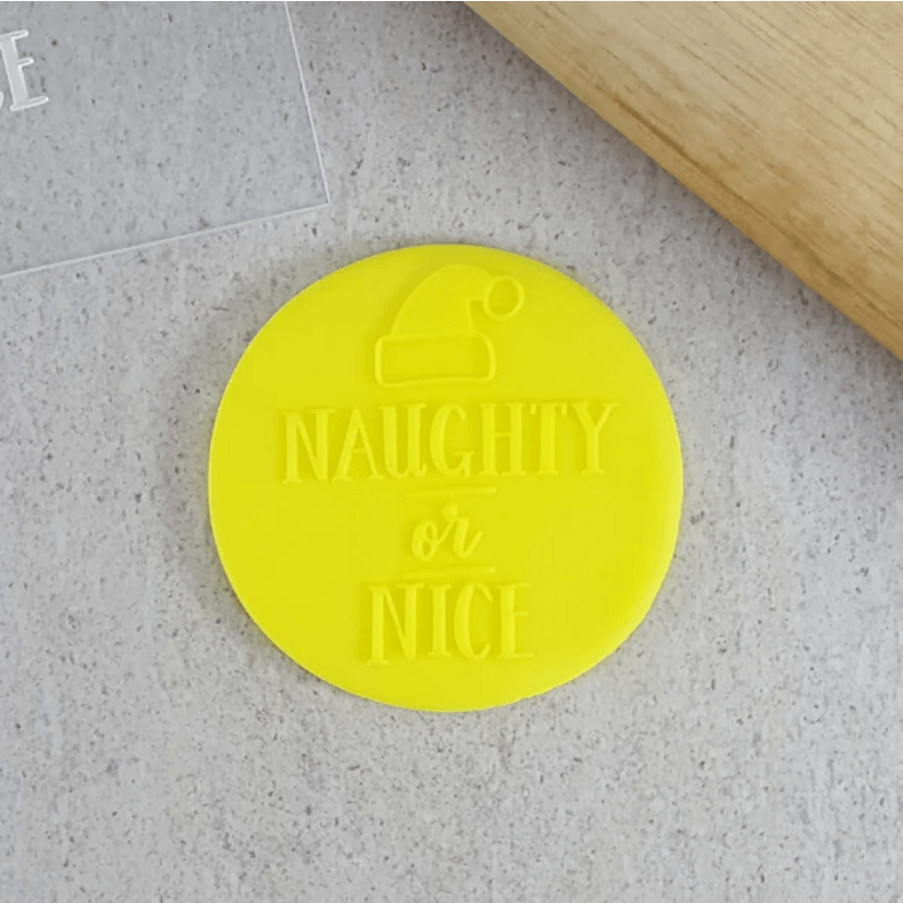CCC Debosser Naughty or Nice - Sweet Life Cake Supply
