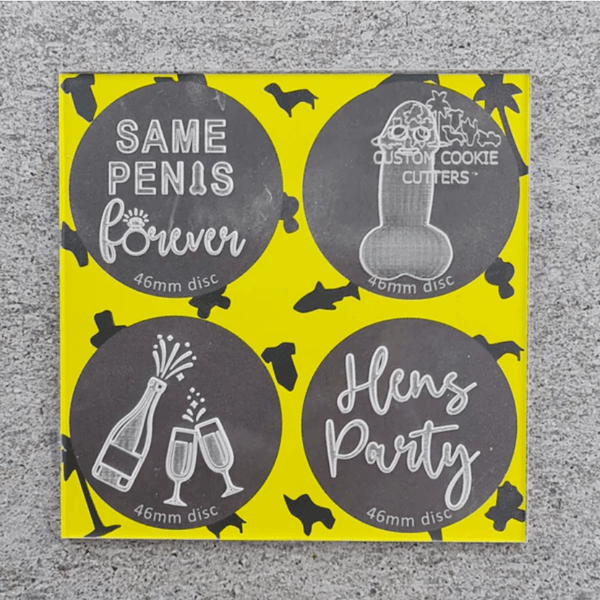 CCC Mini Debosser Bachelorette - Sweet Life Cake Supply