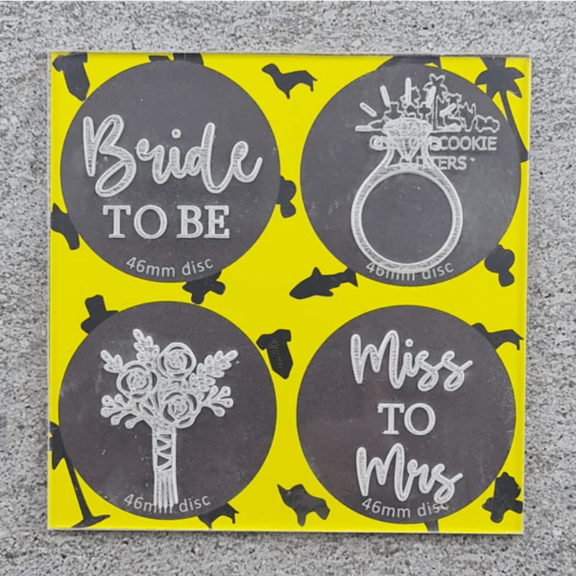 CCC Mini Debosser Bride To Be - Sweet Life Cake Supply