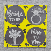 CCC Mini Debosser Bride To Be - Sweet Life Cake Supply