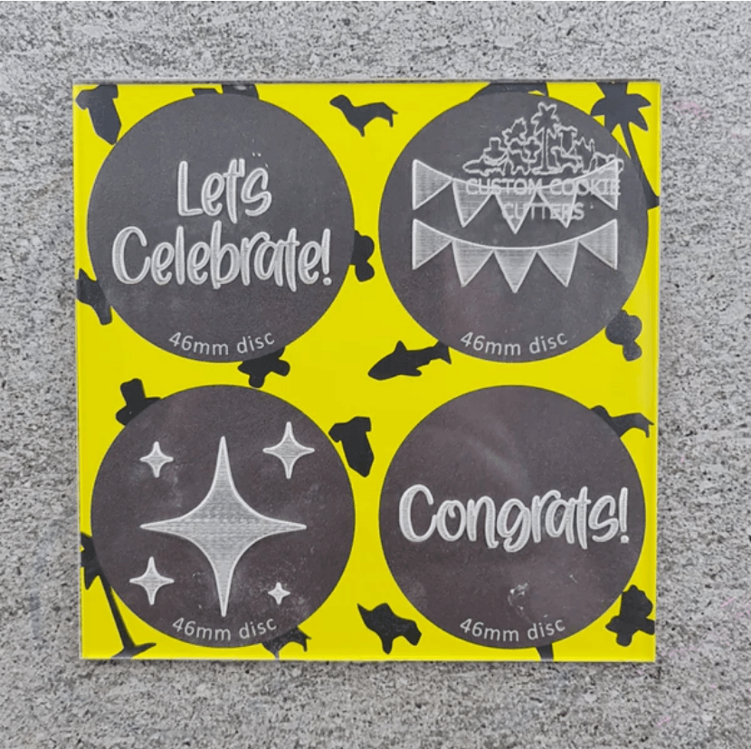 CCC Mini Debosser Celebrate - Sweet Life Cake Supply
