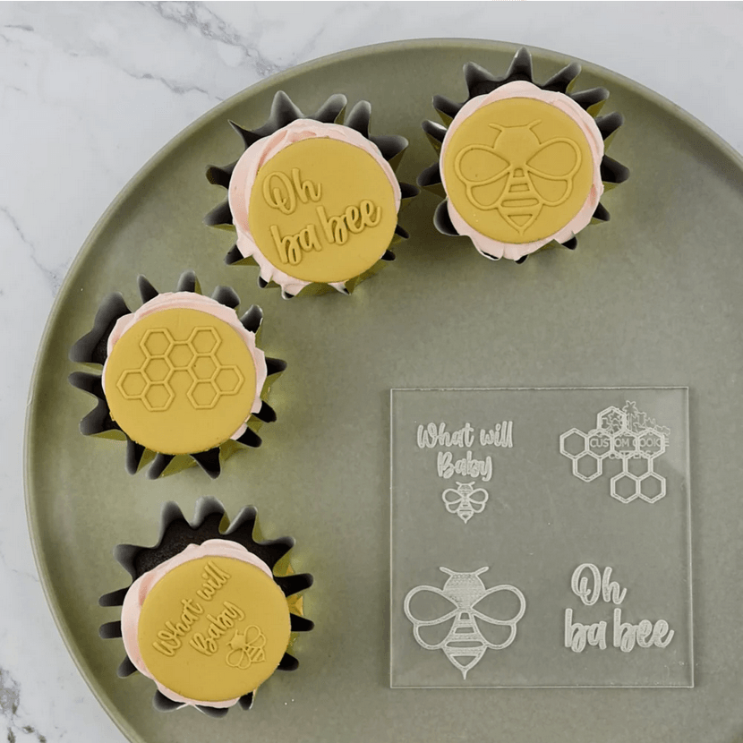 CCC Mini Debosser Oh Ba Bee - Sweet Life Cake Supply