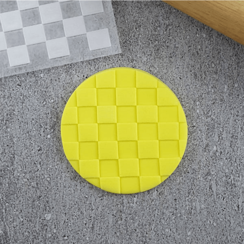 CCC Pattern Plate Checkerboard - Sweet Life Cake Supply