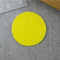 CCC Pattern Plate Strawberry Hearts - Sweet Life Cake Supply