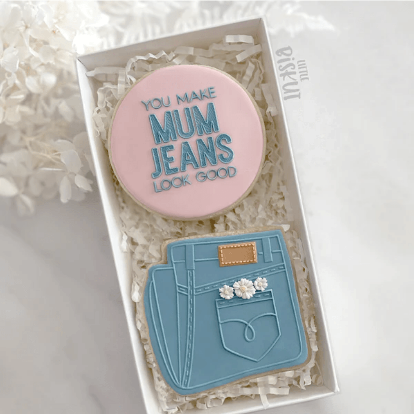 Little Biskut Mom Jeans Debosser - Sweet Life Cake Supply