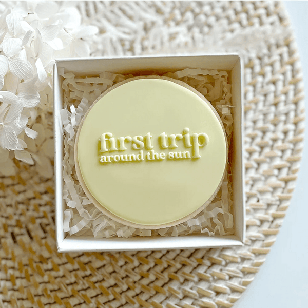 Little Biskut First Trip Around the Sun Debosser - Sweet Life Cake Supply