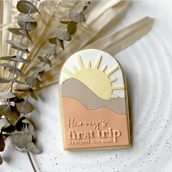 Little Biskut First Trip Around the Sun Debosser - Sweet Life Cake Supply