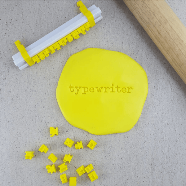 CCC Letter Stamps Typewriter Lowercase - Sweet Life Cake Supply