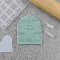 CCC Embosser Baby Mixed Message Set - Sweet Life Cake Supply