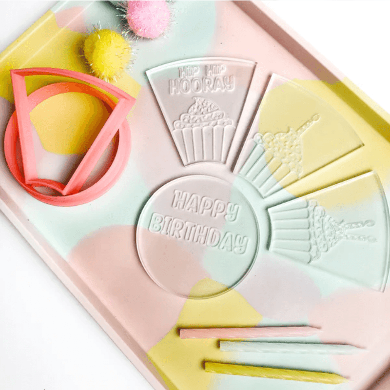 Bikkie Smalls Birthday Platter with Cutter Set