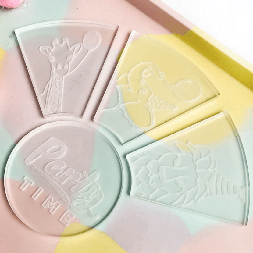 Bikkie Smalls Jungle Party Platter Debosser - Sweet Life Cake Supply