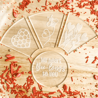 Bikkie Smalls My Heart Bee-longs to You Platter Debosser - Sweet Life Cake Supply