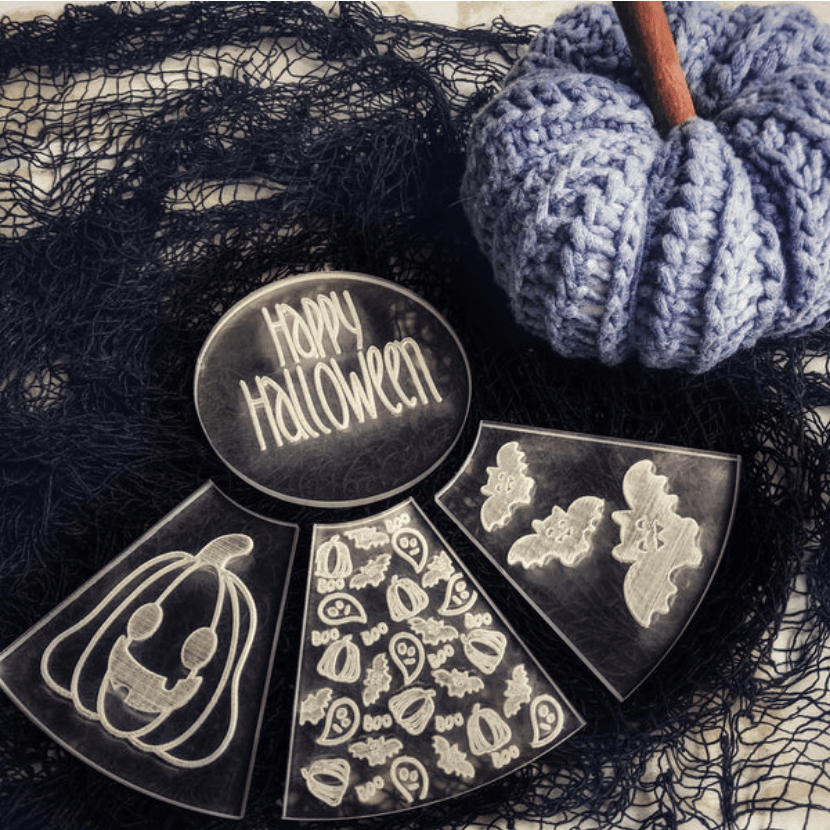 Bikkie Smalls Halloween Platter Debosser - Sweet Life Cake Supply