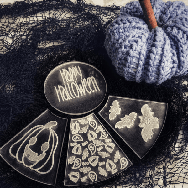 Bikkie Smalls Halloween Platter Debosser - Sweet Life Cake Supply