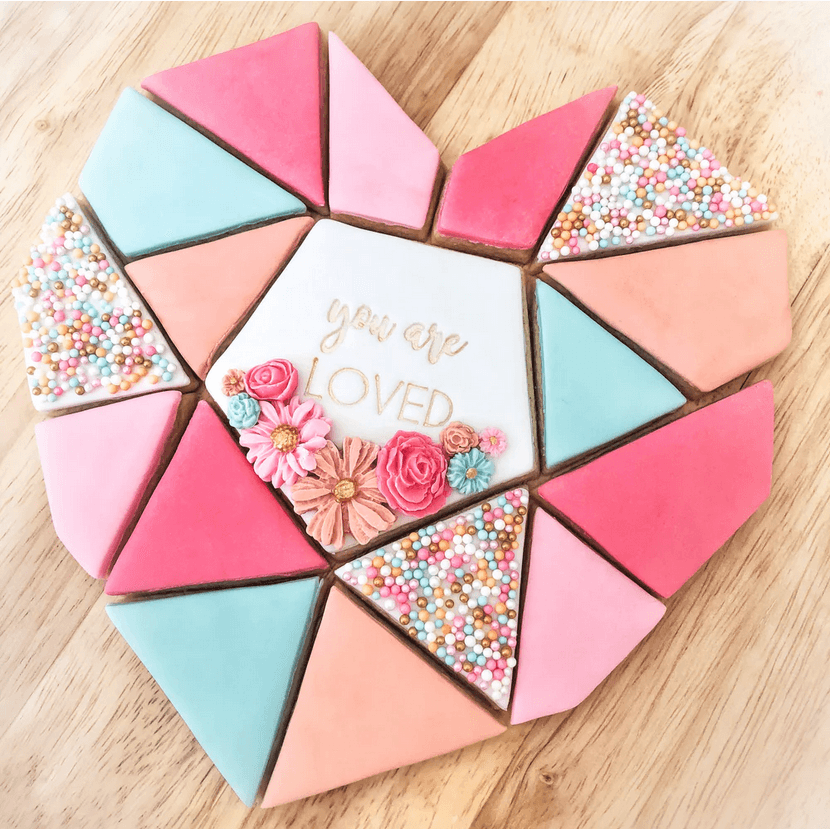 Bikkie Smalls Heart Geo Multi Cutter - Sweet Life Cake Supply