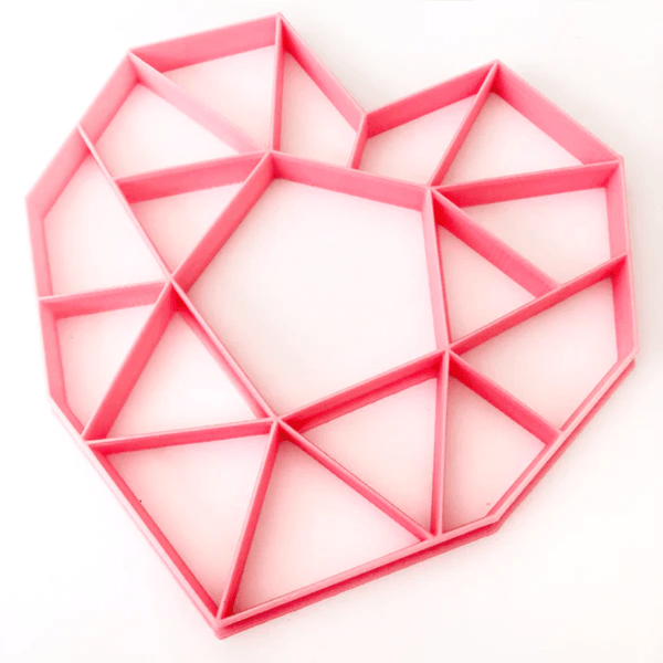 Bikkie Smalls Heart Geo Multi Cutter - Sweet Life Cake Supply