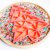 Bikkie Smalls Christmas Tree Geo Multi Cutter - Sweet Life Cake Supply