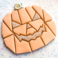 Bikkie Smalls Pumpkin Geo Multi Cutter - Sweet Life Cake Supply
