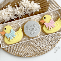 Little Biskut Cutter He or She? Waddle It Be? - Sweet Life Cake Supply
