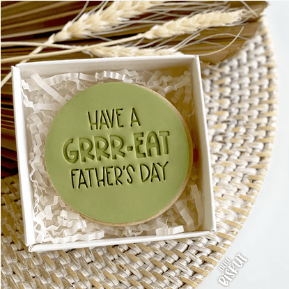 Little Biskut Cutter Grrr-eat Father's Day - Sweet Life Cake Supply