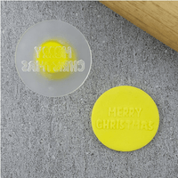 CCC Embosser Merry Christmas Snow Debosser - Sweet Life Cake Supply