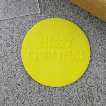 CCC Embosser Merry Christmas Snow Debosser - Sweet Life Cake Supply