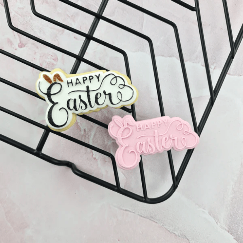 CCC Cutter & Debosser Set Mini Happy Easter - Sweet Life Cake Supply